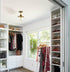 Modern Brass Semi Flush Mount Ceiling Light Fixture